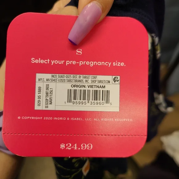 NWT Isabel maternity floral dress - Picture 7 of 7